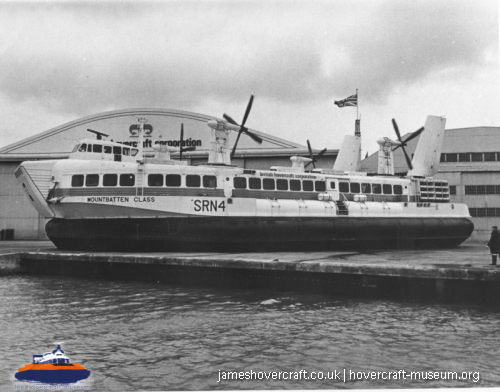 SRN4 prototype GH-2007 -  (credit: The <a href='http://www.hovercraft-museum.org/' target='_blank'>Hovercraft Museum Trust</a>).